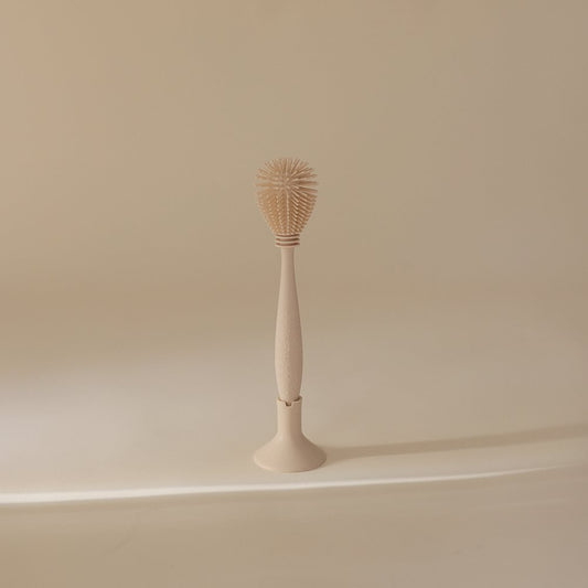 Силиконска четка за бебешко шише - Песок