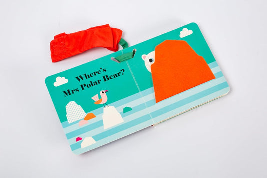 Where's Santa Claus? Интерактивна книга - книга на англиски јазик