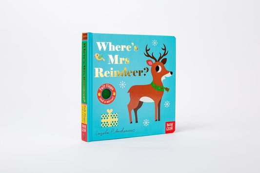 Where's Mrs Reindeer? Музичка и интерактивна книга - книга на англиски јазик