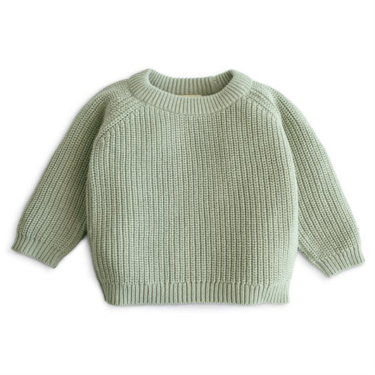 Плетен џемпер - Светло минт