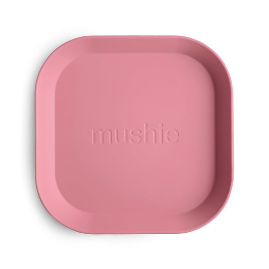 Сет од 2 квадратни чинии - Пашкасто Розева