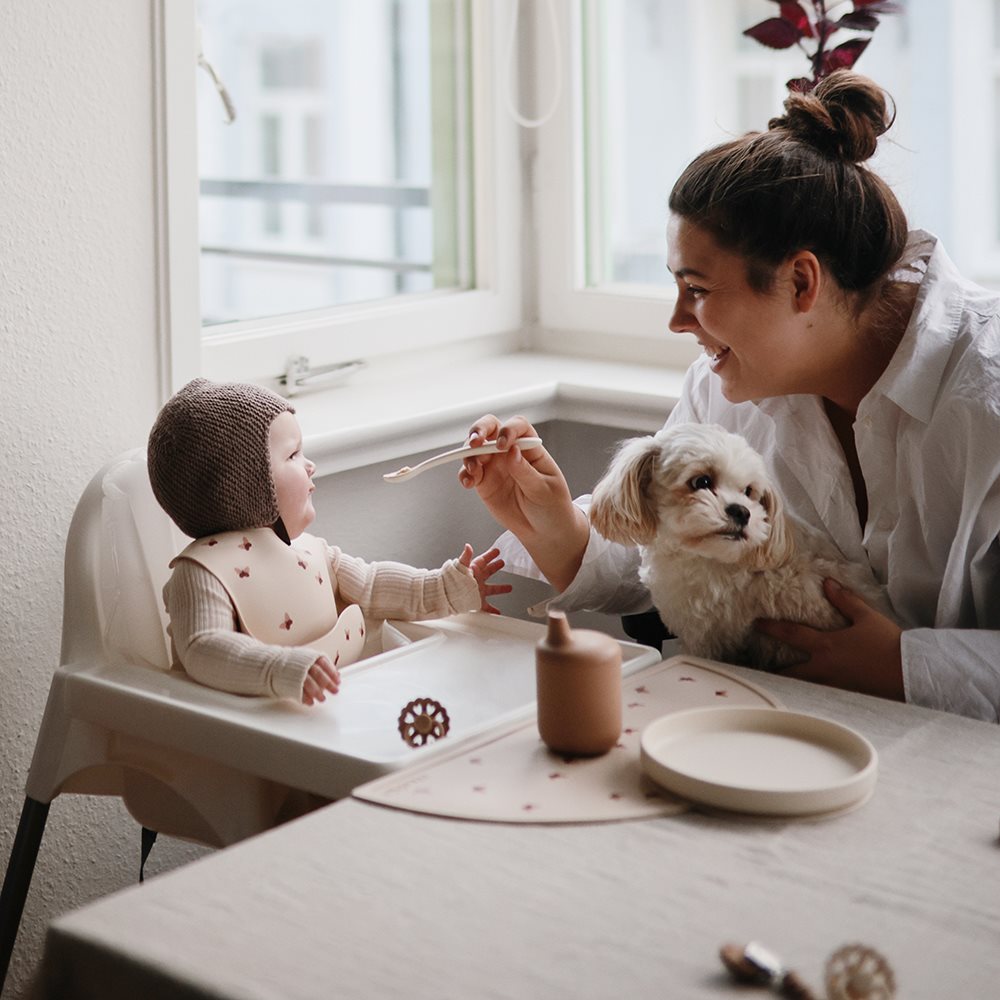 Класична силиконска чинија - Слонова коска