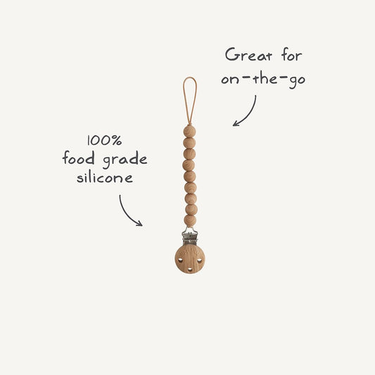 Држач за цуцли Хера - Пригушена жолта