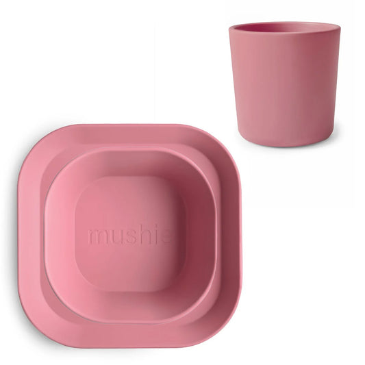 Сет за јадење - Прашкасто розева