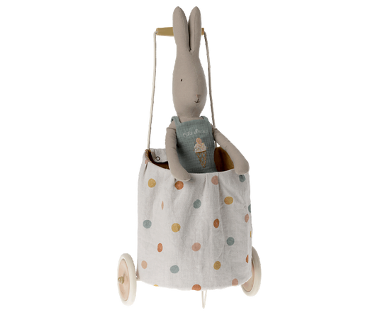 Количка со точки - жолта