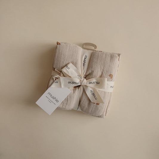 Муслин тетра пелени пакување од 3 - Виножита