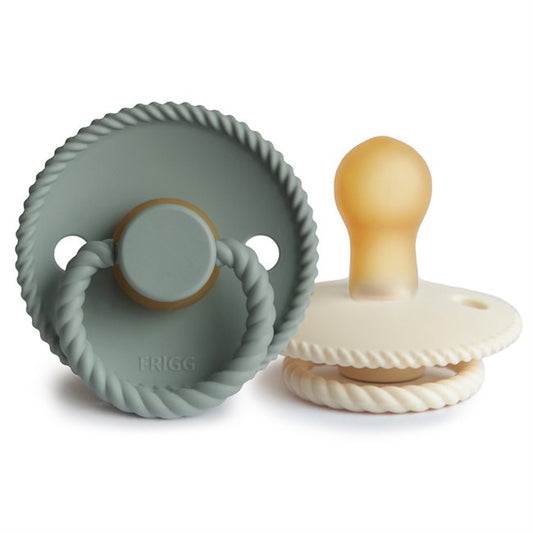 FRIGG Rope 2 цуцли латекс - Крем/Саге зелена