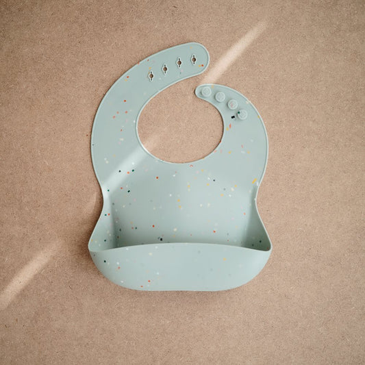 Силиконско лигавче - Зелена кембриџ конфети