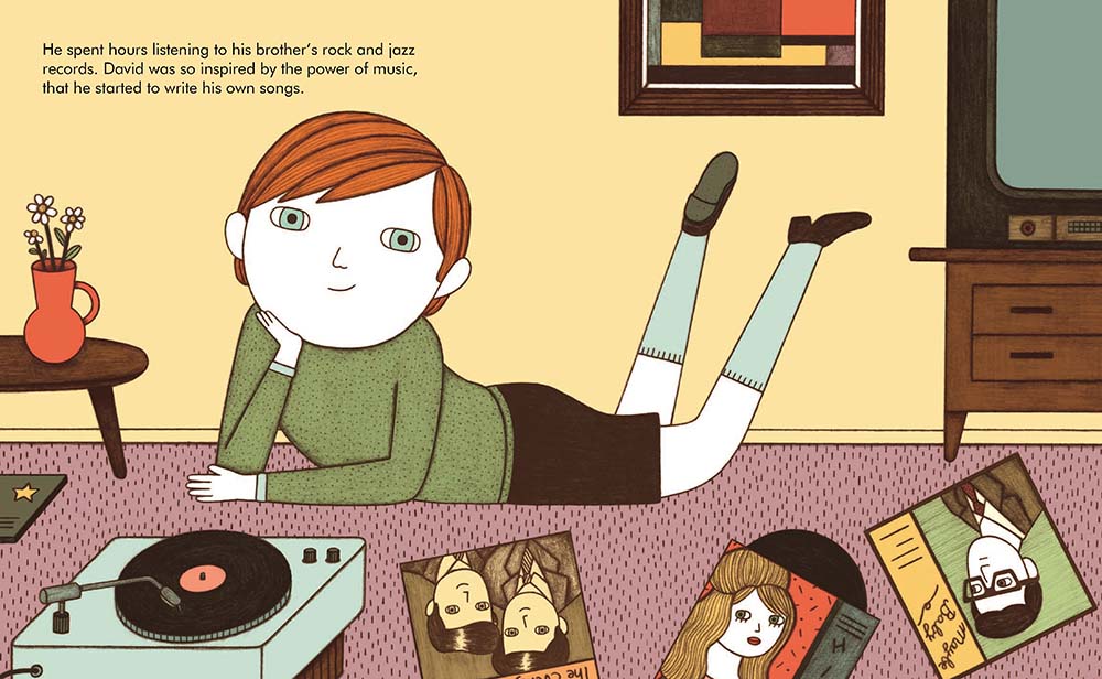 Little People Big Dreams: David Bowie - книга на англиски јазик