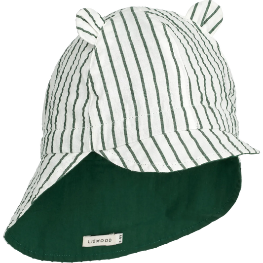 Горм капа за сонце со две лица - Зелен микс