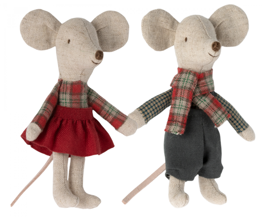 Новогодишни глувци - брат и сестра