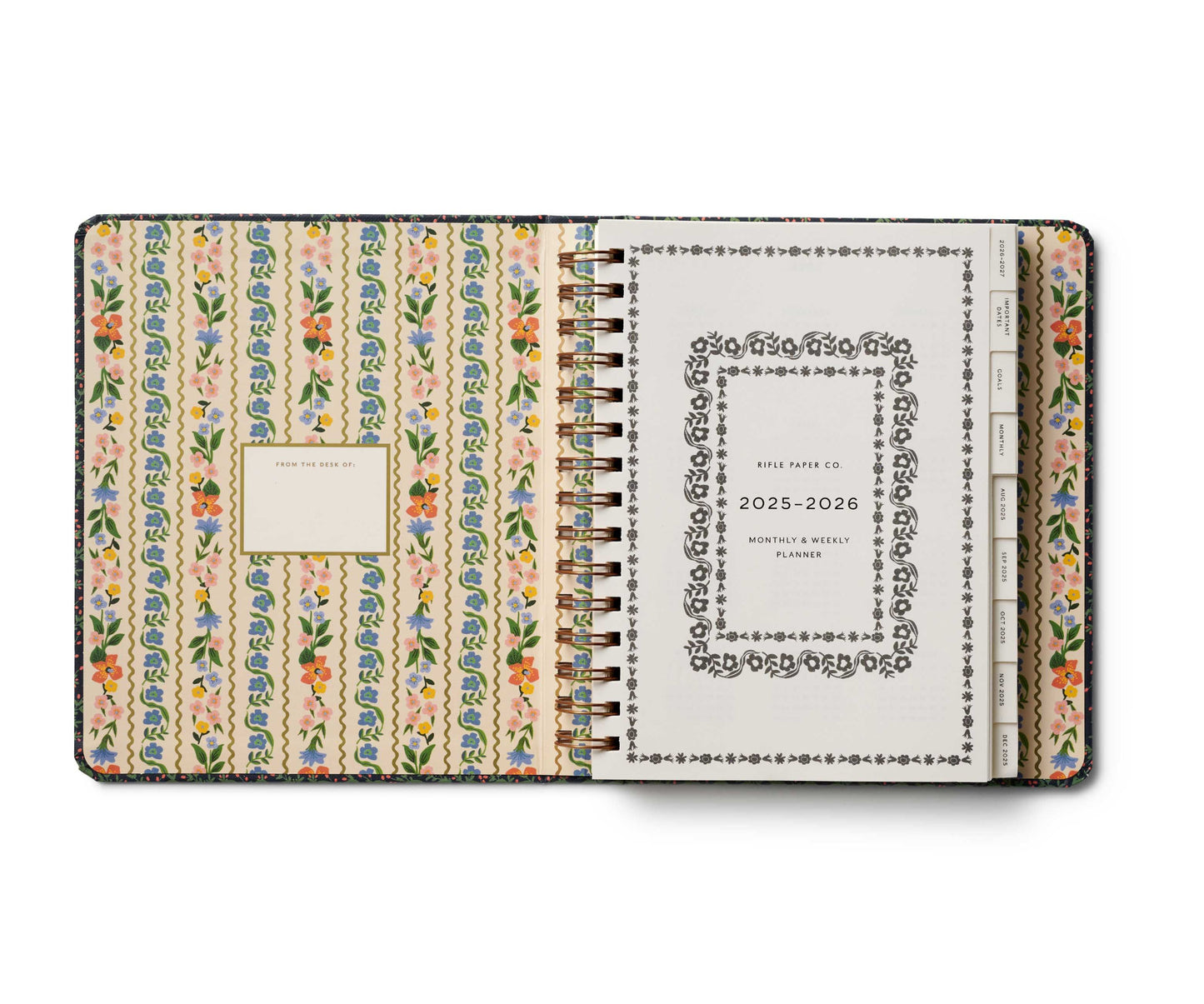 Rifle Paper Co - 17 - Месечен Планер за 25/26год - Спирала