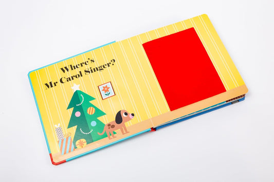 Where's Mrs Reindeer? Музичка и интерактивна книга - книга на англиски јазик