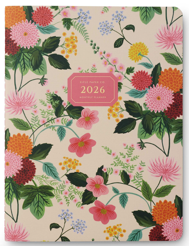 Rifle Paper Co - 12 - Месечен Планер за 2026 год. - Далија