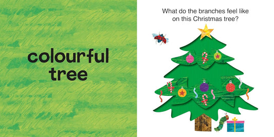 The Very Hungry Caterpillar's Christmas Touch-and-Feel - книга на англиски јазик