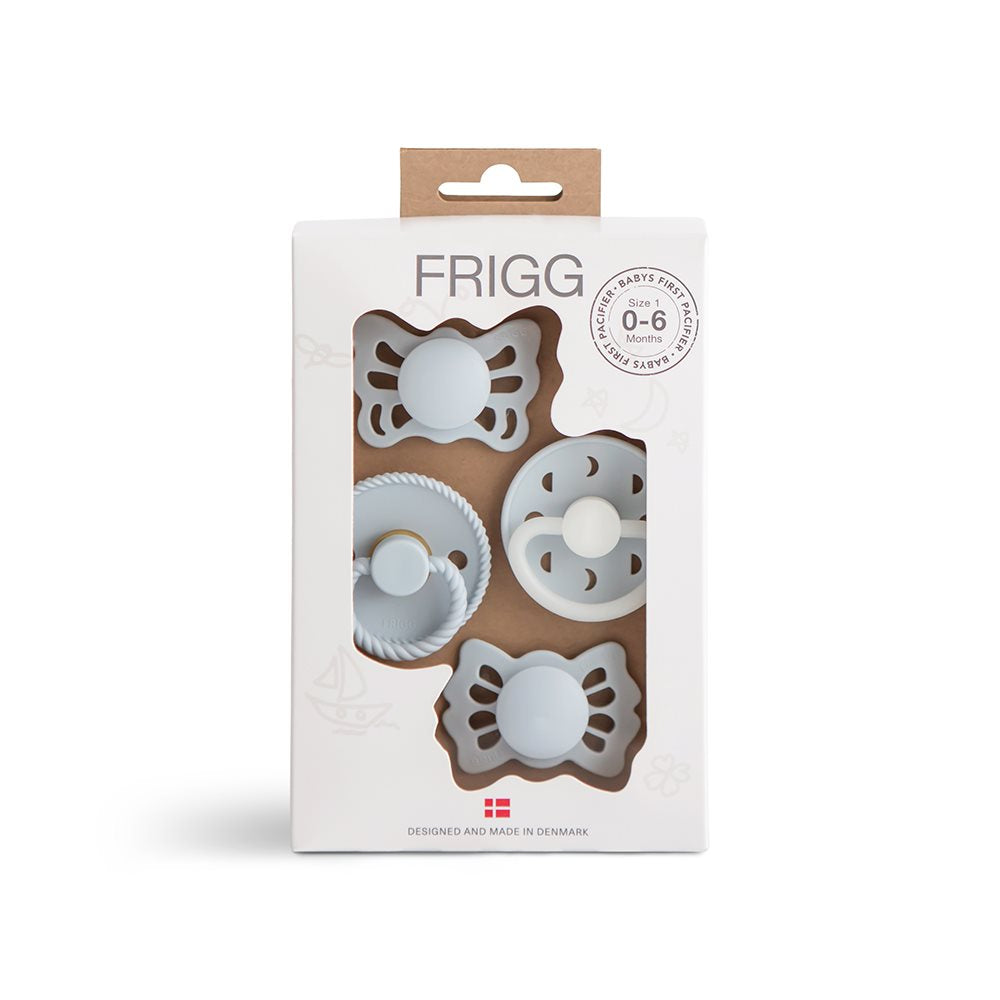 FRIGG првите цуцли за бебе - пакување од 4 - Сина