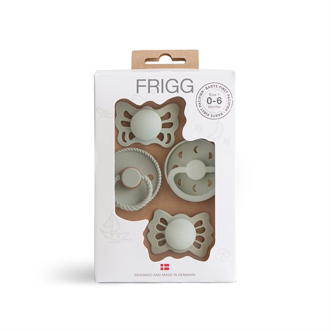 FRIGG првите цуцли за бебе - пакување од 4 - Зелена