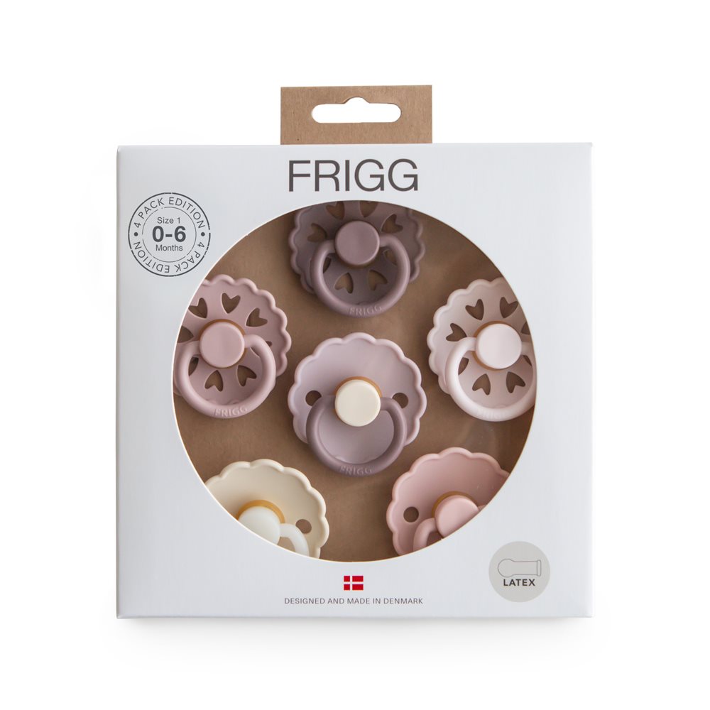 FRIGG пакување од 6 цуцли - Румена љубов