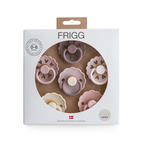 FRIGG пакување од 6 цуцли - Румена љубов