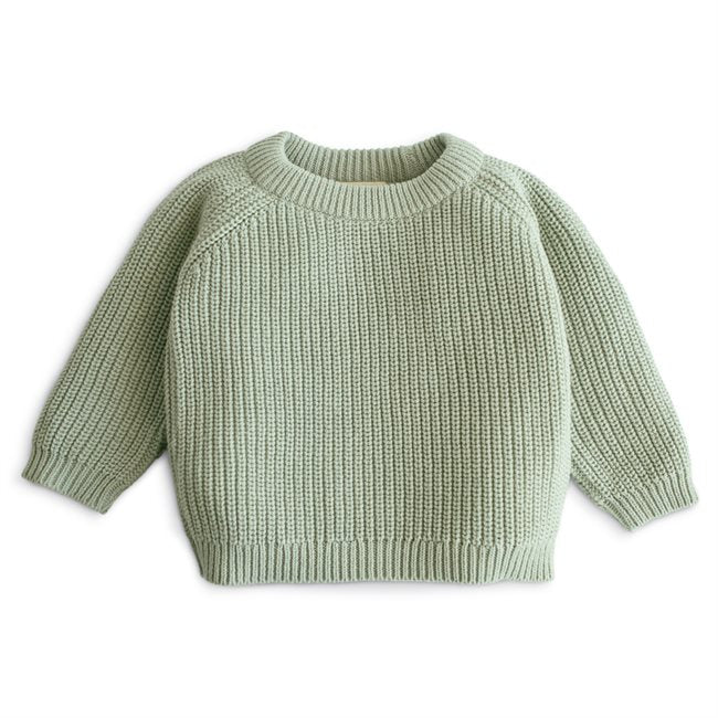 Плетен џемпер - Светло минт