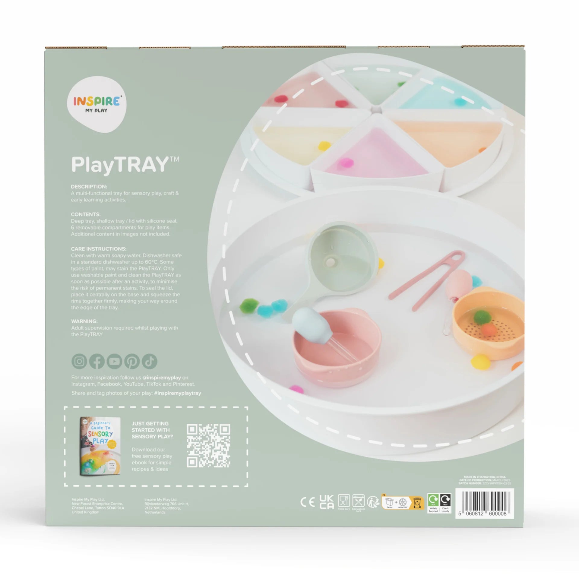 The Original PlayTRAY™ - Кутија за сензорна игра