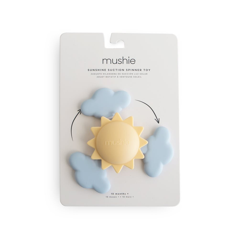Mushie Играчка - Спинер со вакумска подлога - Сонце