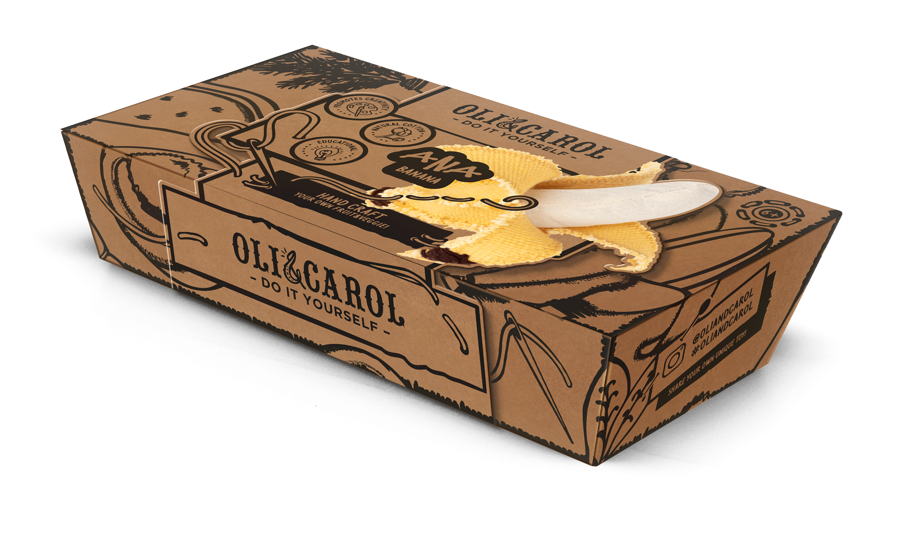 Oil&Carol Направи сам играчка - Ана Банана