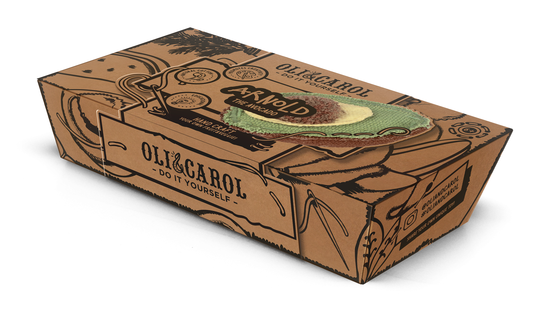 Oil&Carol Направи сам играчка - Авокадо