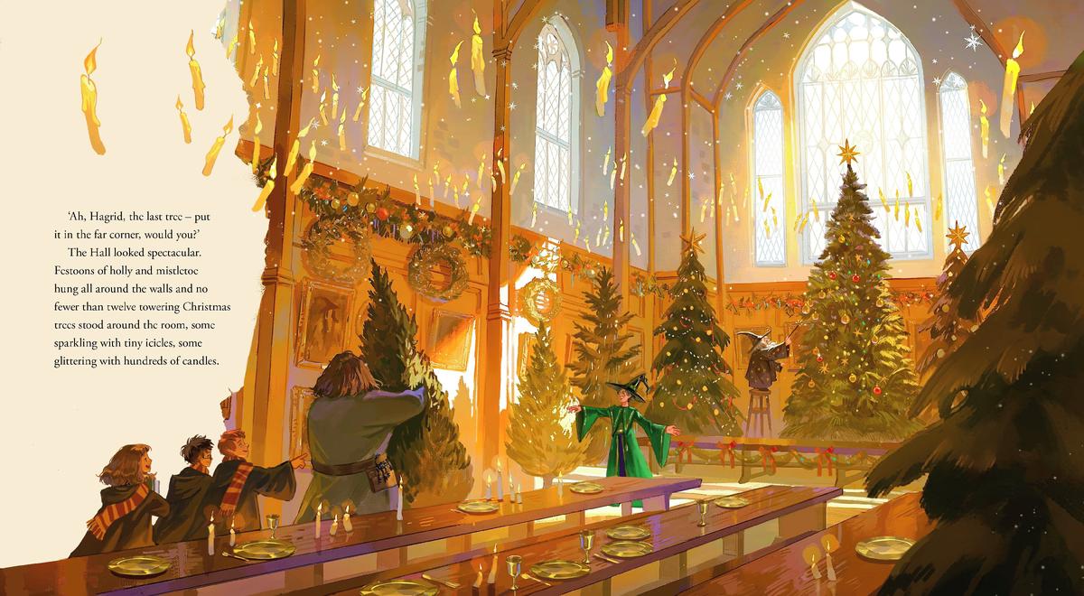 Christmas at Hogwarts - книга на англиски јазик