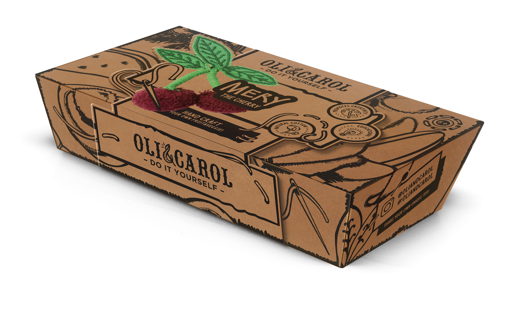 Oil&Carol Направи сам играчка - Црешка