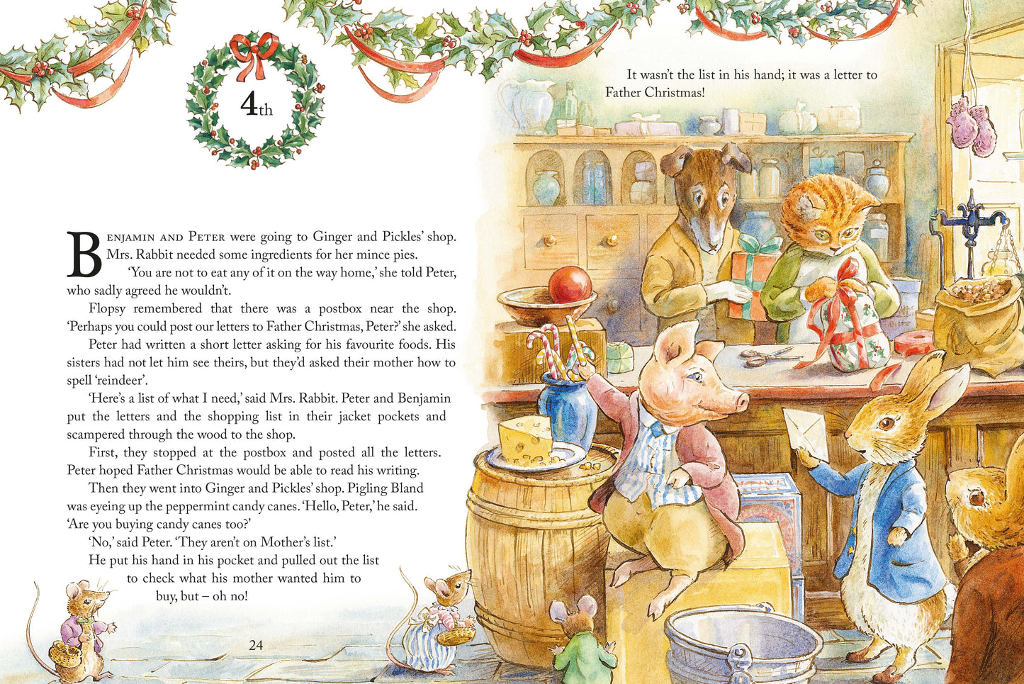 Peter Rabbit Christmas is Coming (Countdown/Advent Book) - книга на англиски јазик