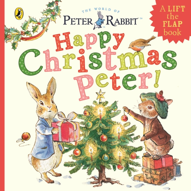 Peter Rabbit: Happy Christmas Peter - книга на англиски јазик