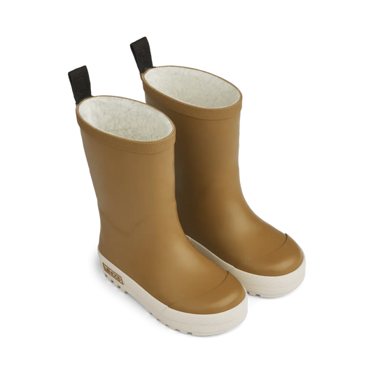 Масон термо чизми за дожд - Златна карамела